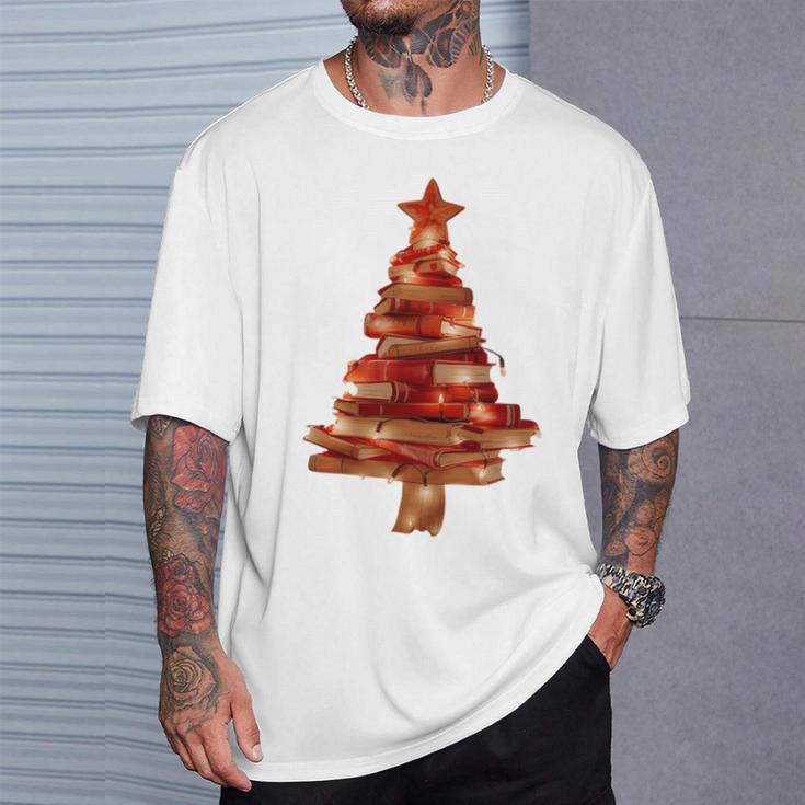 All Booked For Christmas Book Premium Tri-Blend T-Shirt Gifts for Him