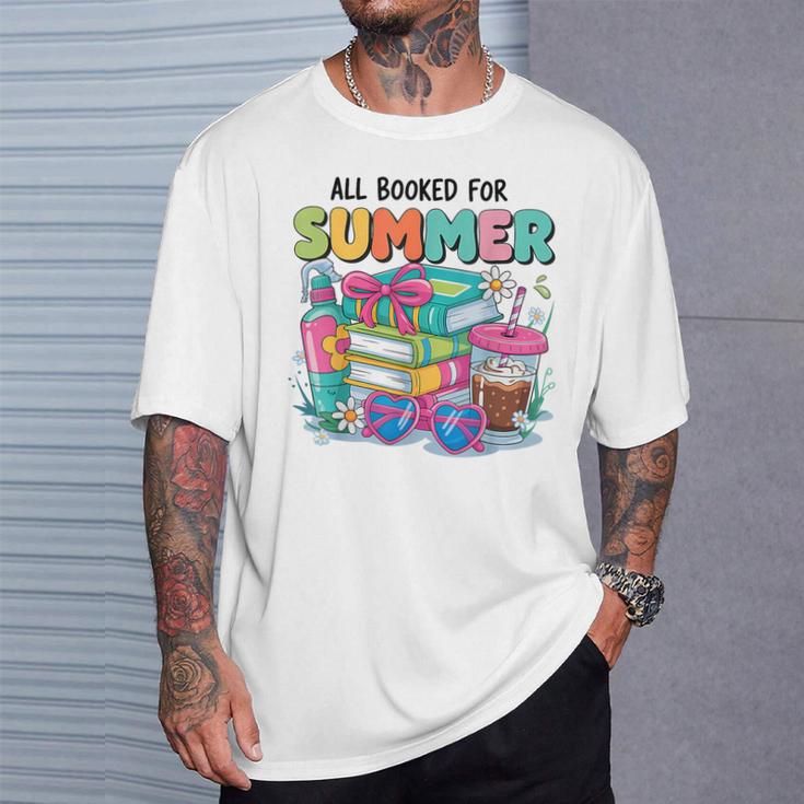 Booked For The Summer Women’s Book Lover T-Shirt Gifts for Him