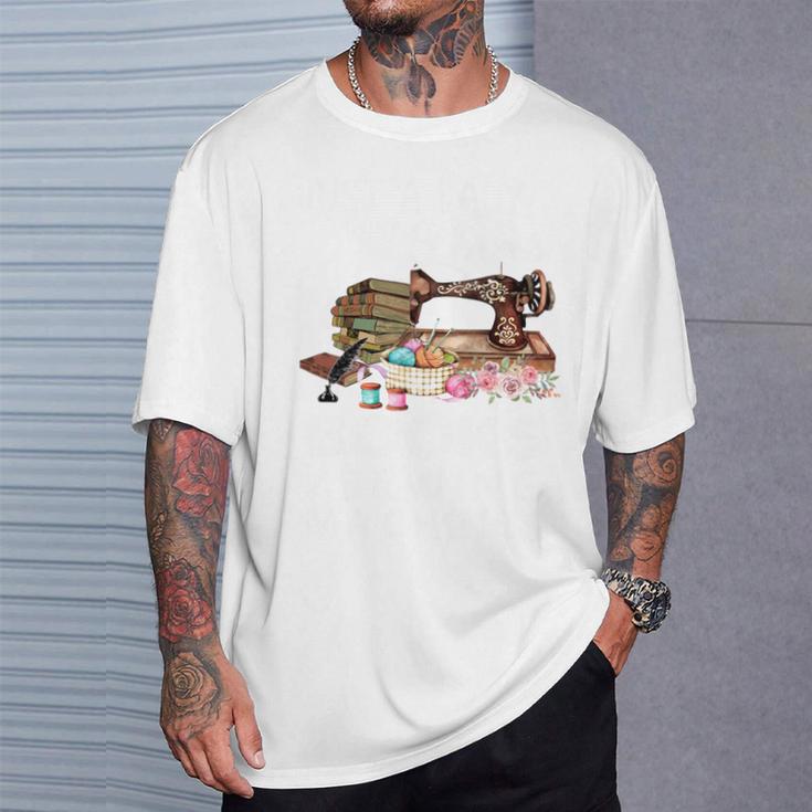 BOOKS AND SEWING QUILTING Quilting FOR MEN & WOMEN T-Shirt Gifts for Him