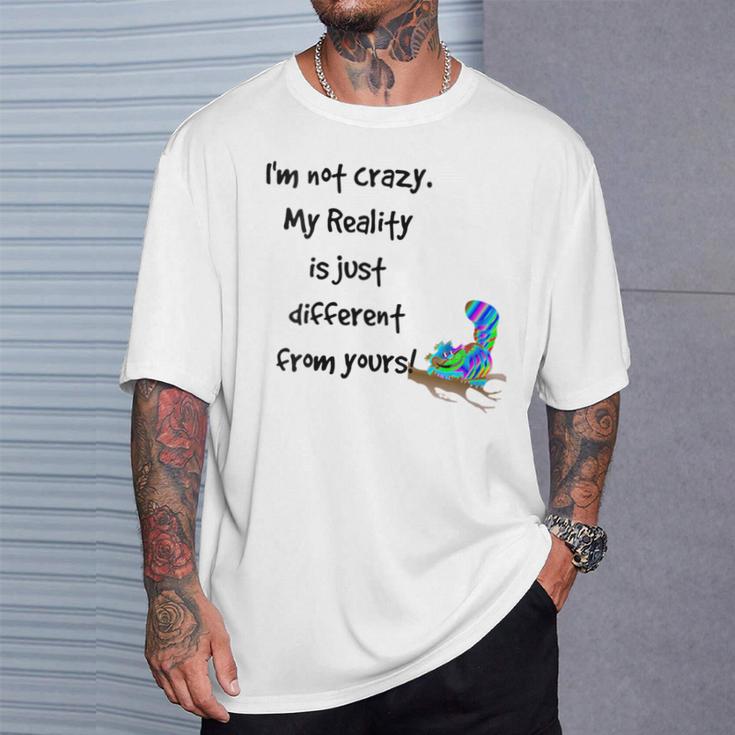 Cheshire Cat Alice In Wonderland Costume Book Quote T-Shirt Gifts for Him Cheshire Cat Alice In Wonderland Costume Book Quote T-Shirt Gifts for Him