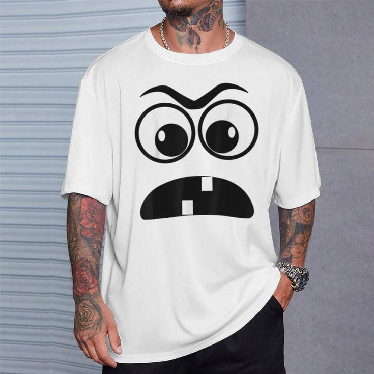 Creepy Face Carrot Halloween Book Character Costume T-Shirt Gifts for Him