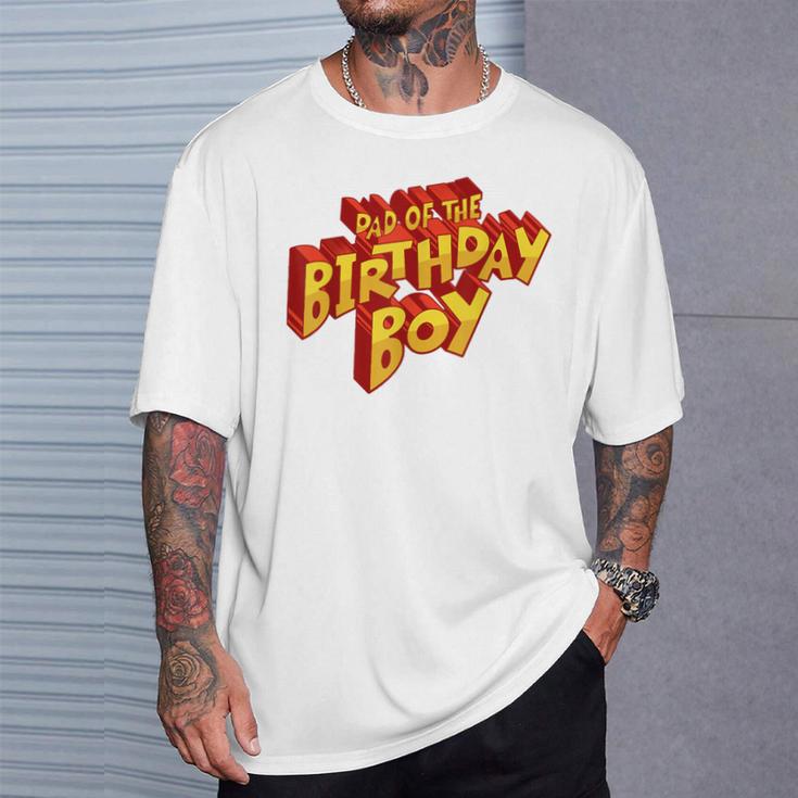 Dad Of The Birthday Boy Fun Comic Book Graphic T-Shirt Gifts for Him Dad Of The Birthday Boy Fun Comic Book Graphic T-Shirt Gifts for Him