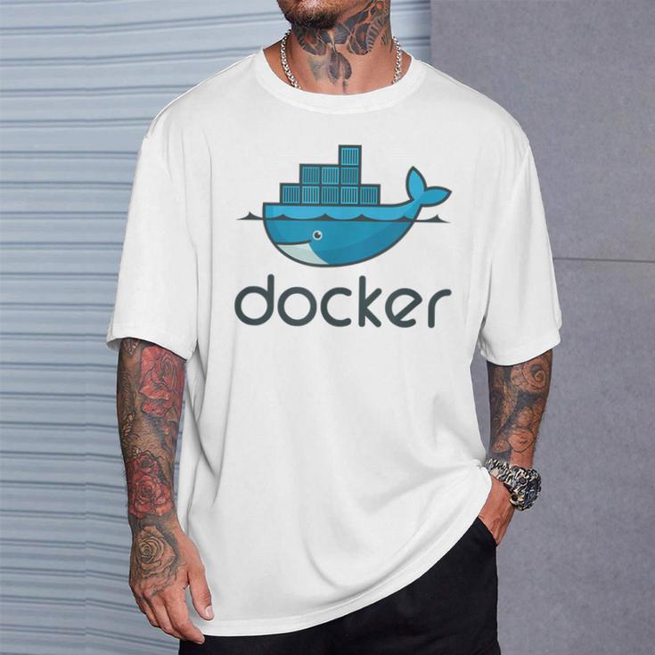 Docker Engine プラットフォーム間でのアプリケーションのデプロイと実行 Tシャツ 彼への贈り物