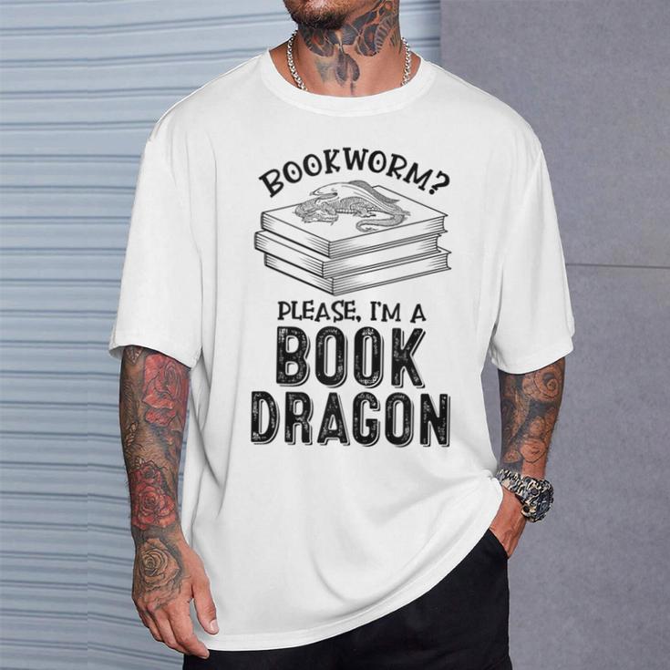 Dragon Literary Readers Book Themed Lovers Book Dragon T-Shirt Gifts for Him Dragon Literary Readers Book Themed Lovers Book Dragon T-Shirt Gifts for Him