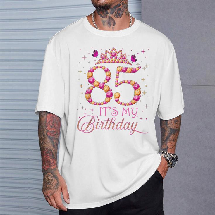 Es Mi 85 Cumpleaños Regalo 85 Años Cumpleaños Reina Camiseta unisex Regalos para él