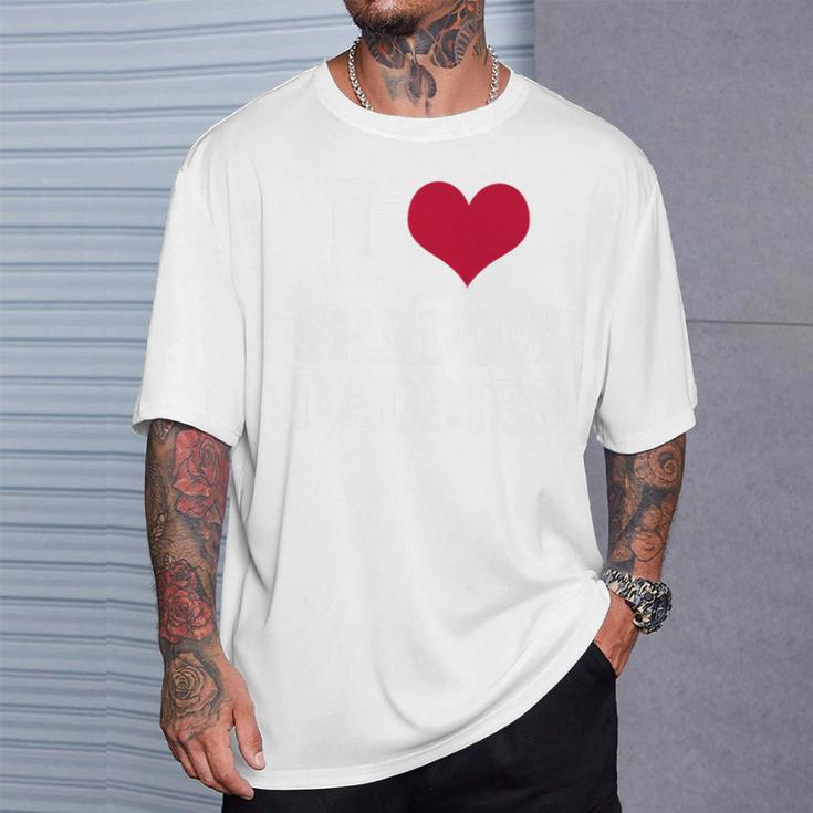 Fantasy Romantasy Book Lover I Love Heart Shadow Daddies Premium Tri-Blend T-Shirt Gifts for Him