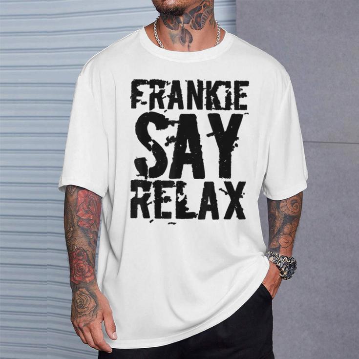 Frankieay Relax 太字フォントシャツ Tシャツ 彼への贈り物