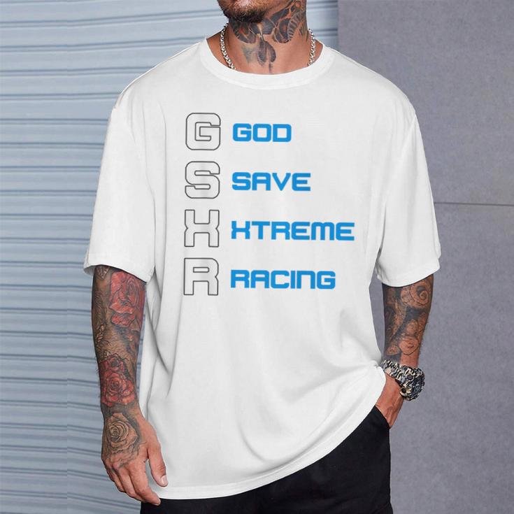 Gixxer、Evolution、Gsxr、ロードレース、オートバイ、オートバイ、バイク。 Tシャツ 彼への贈り物