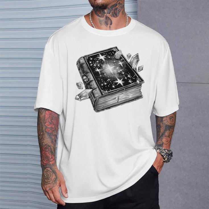 Goth Mystical Gothic Book T-Shirt Gifts for Him