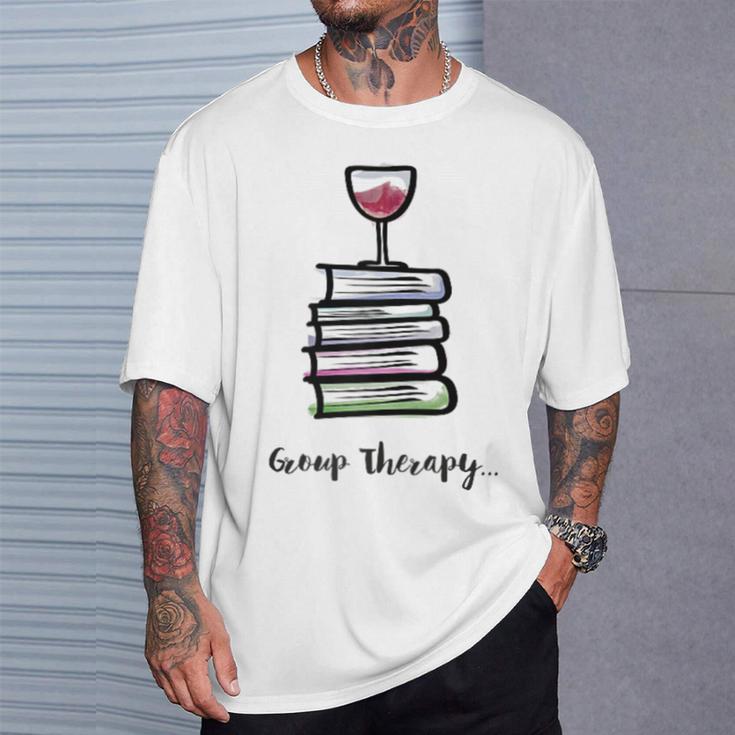 GROUP THERAPY Book Club T-Shirt Gifts for Him
