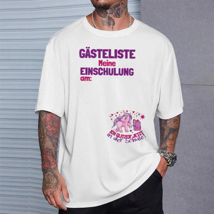 Guest List First Day At School Guest Book First Class T-Shirt Gifts for Him