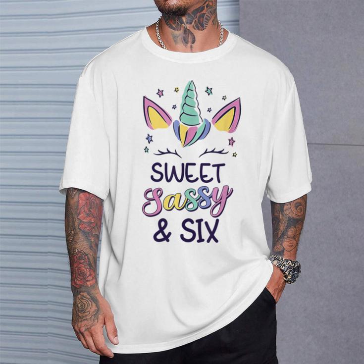 Happy 6Th Birthdayweetassy Andix Unicorn 6歳 Tシャツ 彼への贈り物