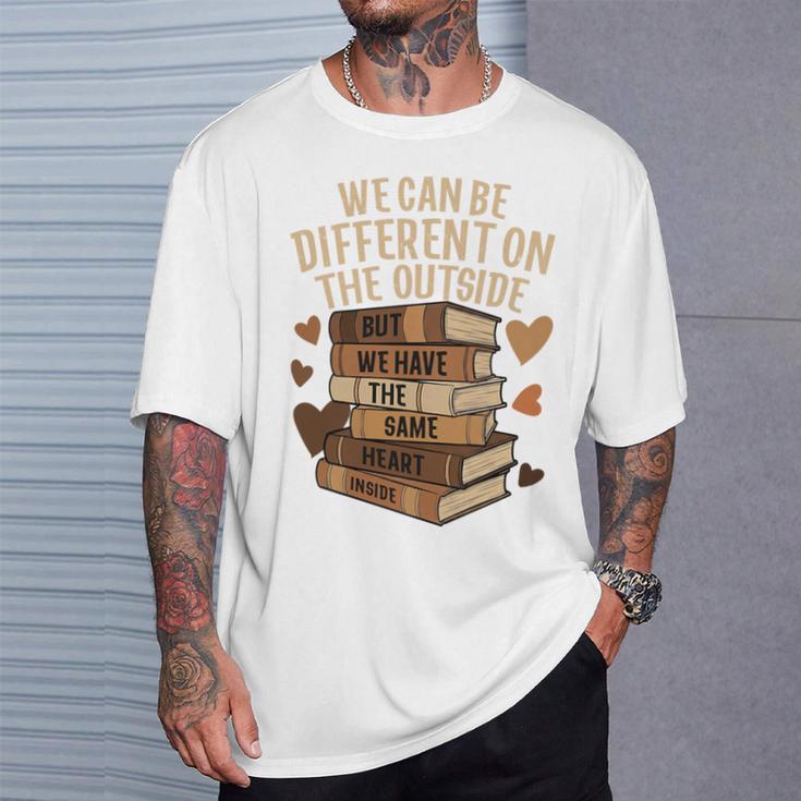 We Have The Same Heart History Month Book Lover Women Premium Tri-Blend T-Shirt Gifts for Him