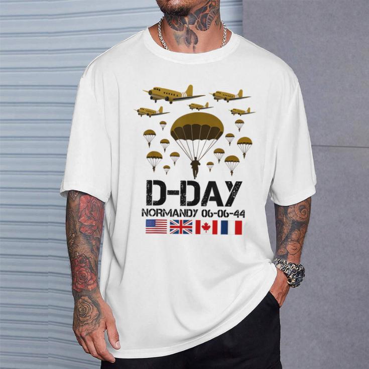 Homenaje A Loseteranos De Paracaidistas De Normandía Del 82 Aniversario Del Día D Camiseta unisex Regalos para él