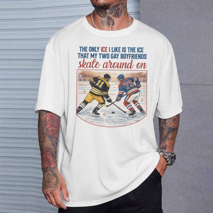 Ice Hockey Romance Reader Book Lover Reading Smut Smutty T-Shirt Gifts for Him