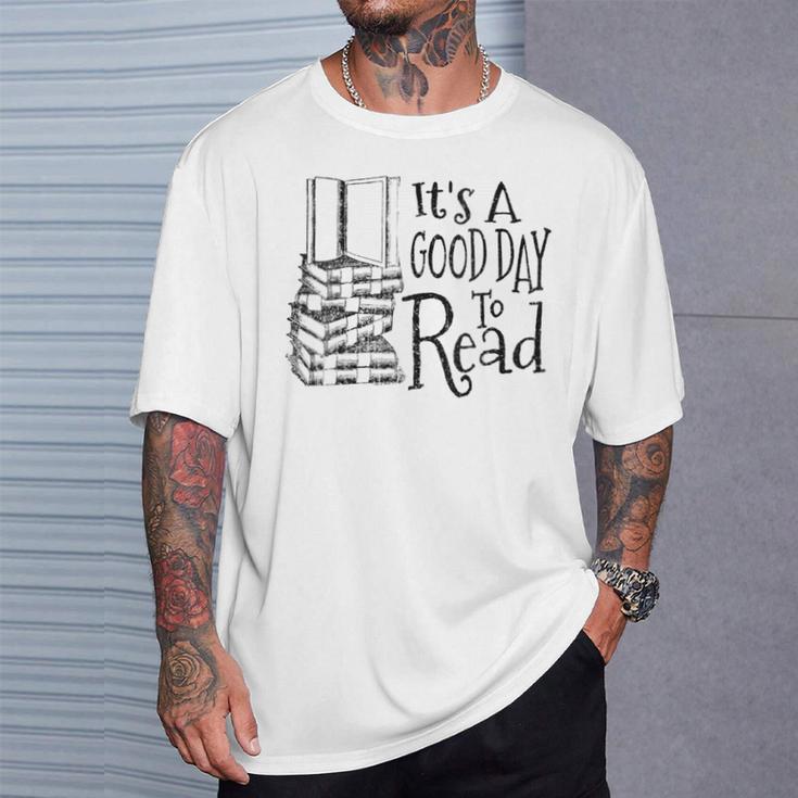 It's A Good Day To Read Shirt Book Lovers Reading Club T-Shirt Gifts for Him