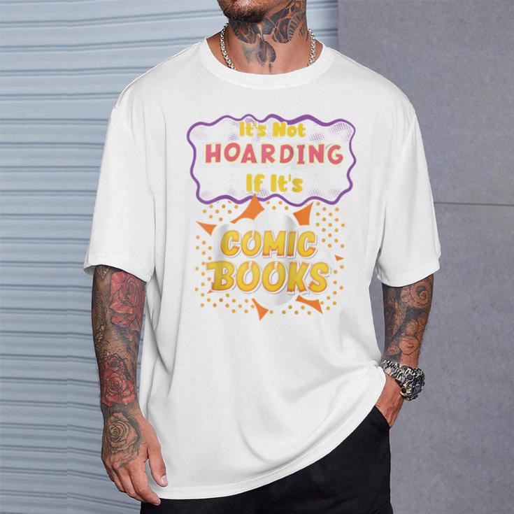 It's Not Hoarding If It's Comic Books Collector Reader Raglan Baseball Tee T-Shirt Gifts for Him