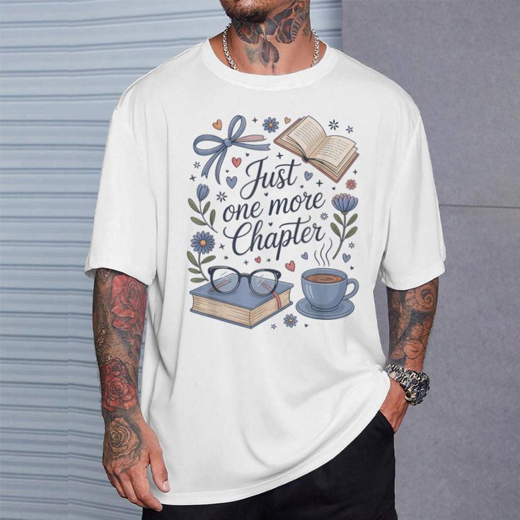 Just One More Chapter Cute Book Lover Reading T-Shirt Gifts for Him Just One More Chapter Cute Book Lover Reading T-Shirt Gifts for Him
