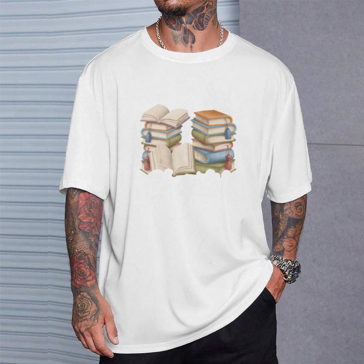 Just One More Chapter Reading Book Lover Bookish Humor T-Shirt Gifts for Him