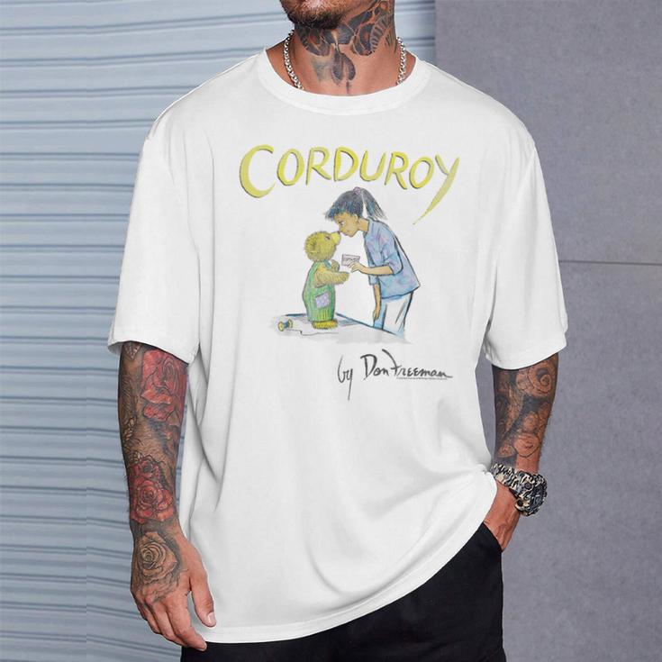 Kids Corduroy Illustrated Cover Kids Book T-Shirt Gifts for Him