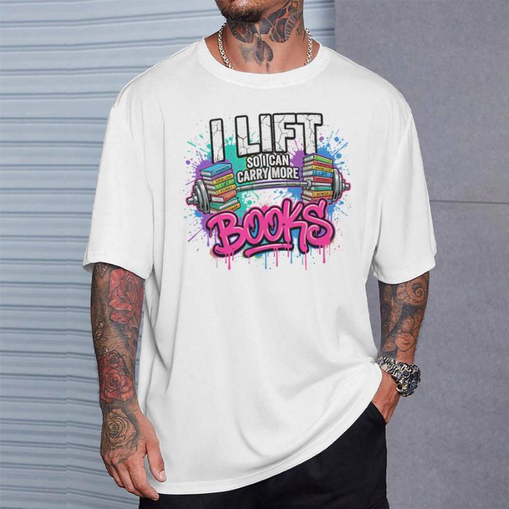 I Lift So I Can Carry More Books Reader Librarian Premium Tri-Blend T-Shirt Gifts for Him I Lift So I Can Carry More Books Reader Librarian Premium Tri-Blend T-Shirt Gifts for Him