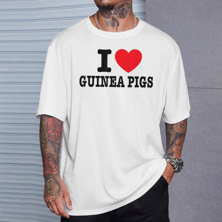 I Love モルモット Tシャツ 彼への贈り物