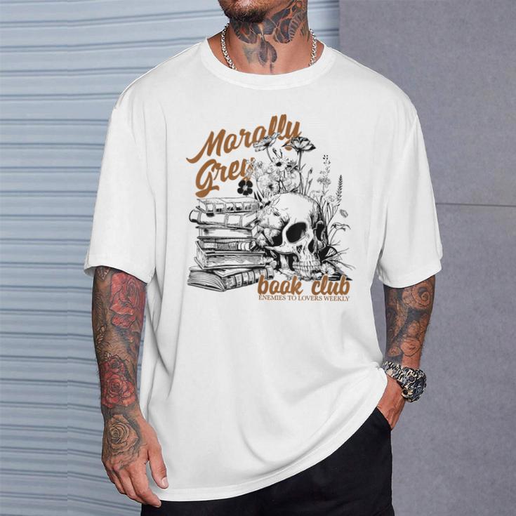 Morally Grey Book Club Morally Grey Is My Favorite Color T-Shirt Gifts for Him