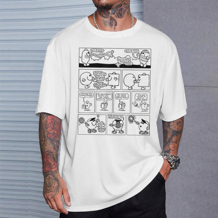 Mr Men Retro Comic Book Strip 70s & T-Shirt Gifts for Him Mr Men Retro Comic Book Strip 70s & T-Shirt Gifts for Him