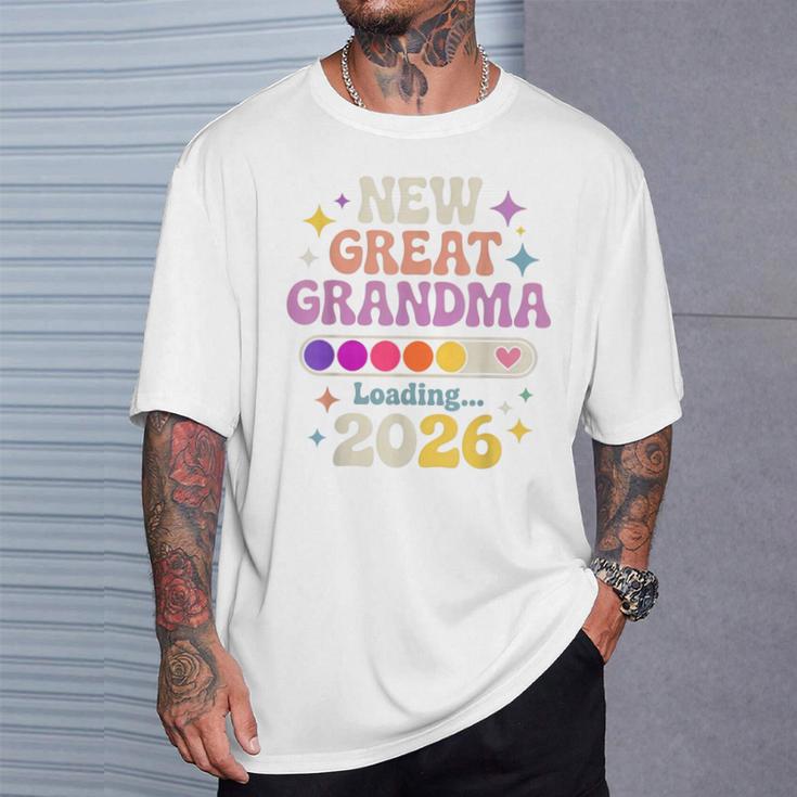 New Great Grandma Loading 2026 レトロ 妊娠 Tシャツ 彼への贈り物
