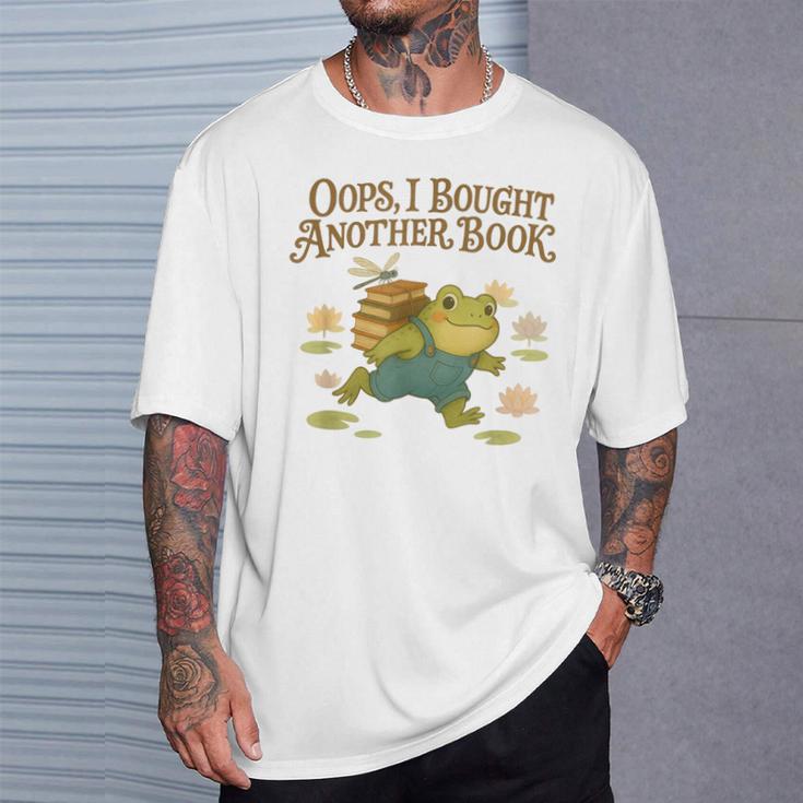 Oops I Bought Another Book Frog For Bookish Readers T-Shirt Gifts for Him