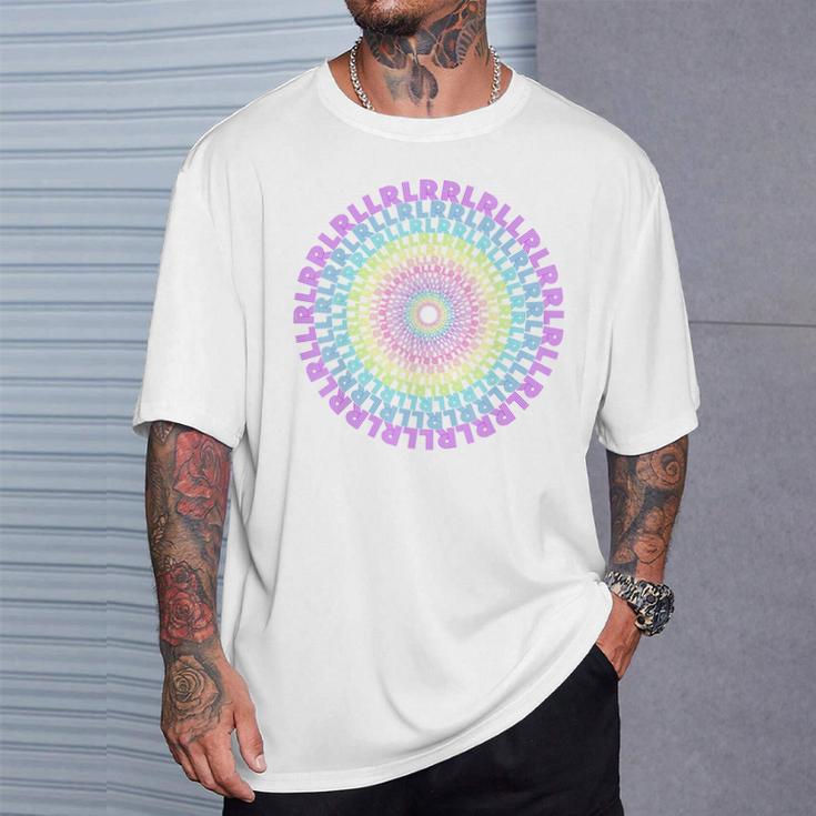 Paradiddleariations ドラム 原始スパイラル Rlrr Lrll ドラマー Tシャツ 彼への贈り物