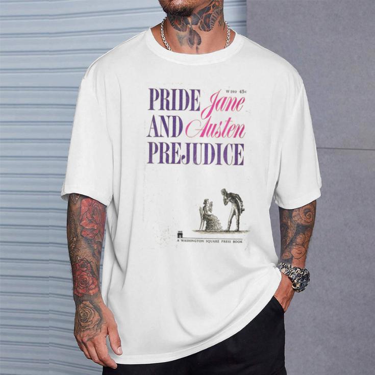 Pride And Prejudice Jane Austen Vintage Book Cover T-Shirt Gifts for Him Pride And Prejudice Jane Austen Vintage Book Cover T-Shirt Gifts for Him