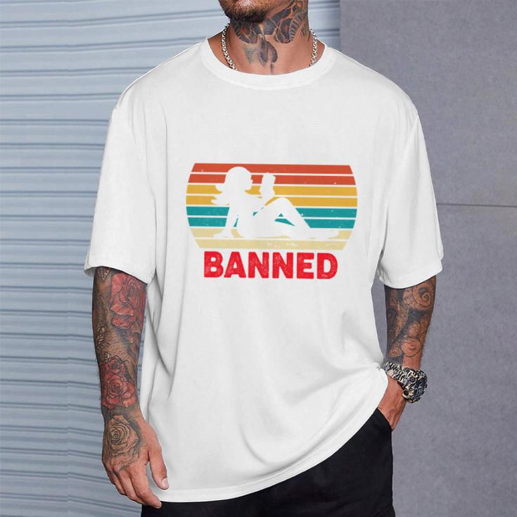 I Read Banned Book Bookworm Reader Nerd Bookish Librarian T-Shirt Gifts for Him