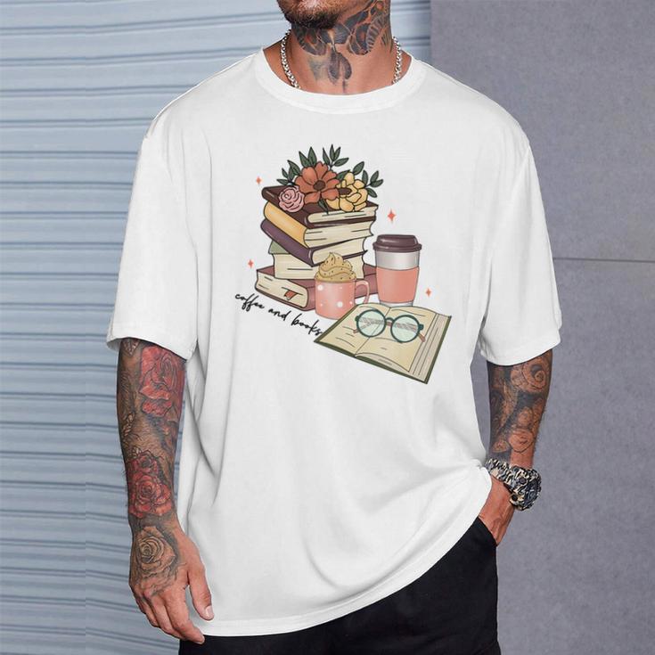 Read Books Drink Coffee For Women Premium Tri-Blend T-Shirt Gifts for Him