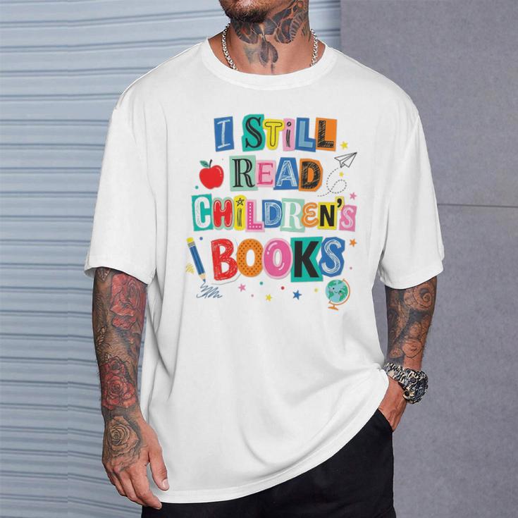 I Still Read Children's Books Librarian Teacher Life Premium Tri-Blend T-Shirt Gifts for Him I Still Read Children's Books Librarian Teacher Life Premium Tri-Blend T-Shirt Gifts for Him