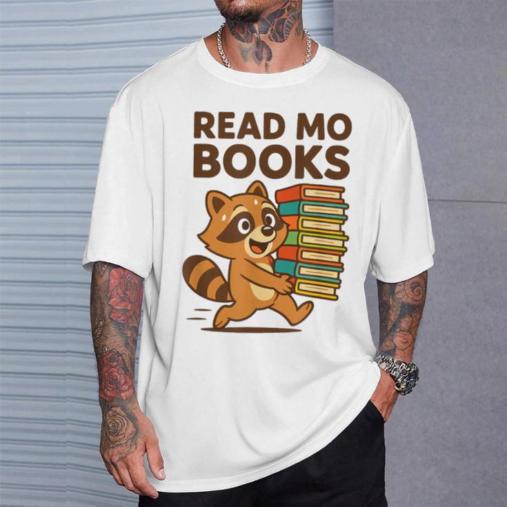Read Mo Books – Raccoon Lovers T-Shirt Gifts for Him