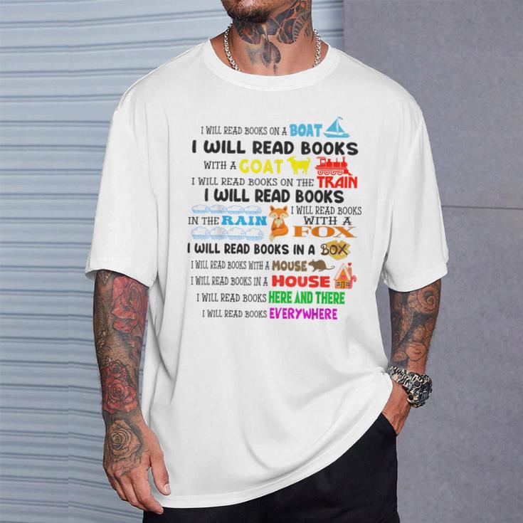 Read My Shirt Day For Kids Boy Girls i Will Read Books T-Shirt Gifts for Him