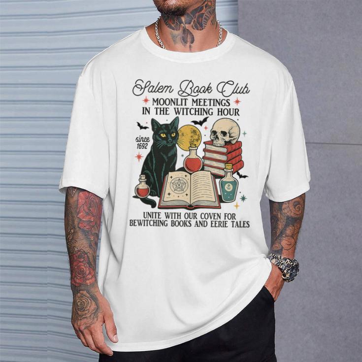 Reading Book Lover Witch Massachusetts Salem Book Club T-Shirt Gifts for Him Reading Book Lover Witch Massachusetts Salem Book Club T-Shirt Gifts for Him