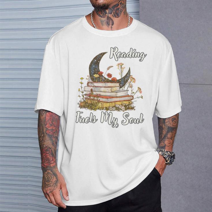 Reading Fuels My Soul Inspirational Book Lover & Bibliophile Premium Tri-Blend T-Shirt Gifts for Him Reading Fuels My Soul Inspirational Book Lover & Bibliophile Premium Tri-Blend T-Shirt Gifts for Him