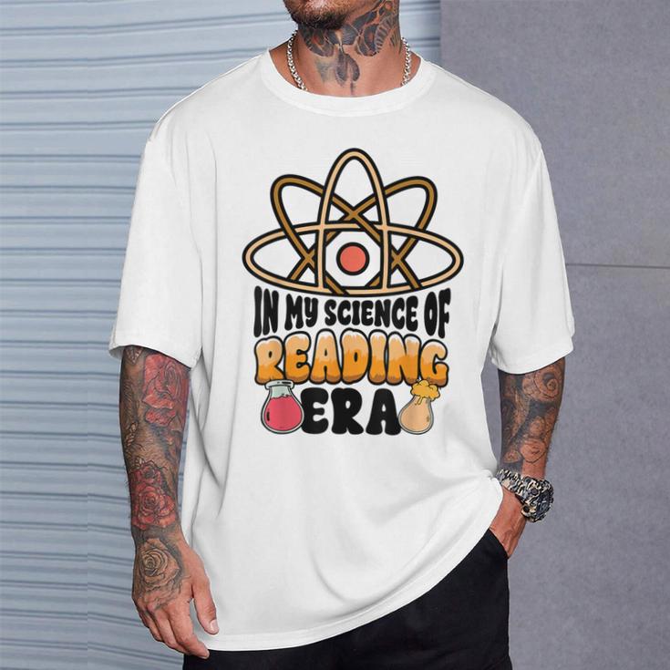In My Science Of Reading Era Book Lover Reading Teacher T-Shirt Gifts for Him