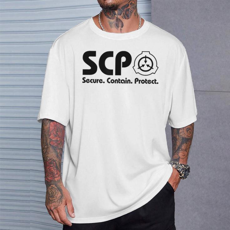 ScpecureContainProtect-Cp Foundation Tシャツ 彼への贈り物