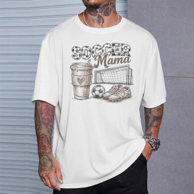 Soccer Mom Game Day Soccer Mama Graphic Women T-Shirt Gifts for Him Soccer Mom Game Day Soccer Mama Graphic Women T-Shirt Gifts for Him