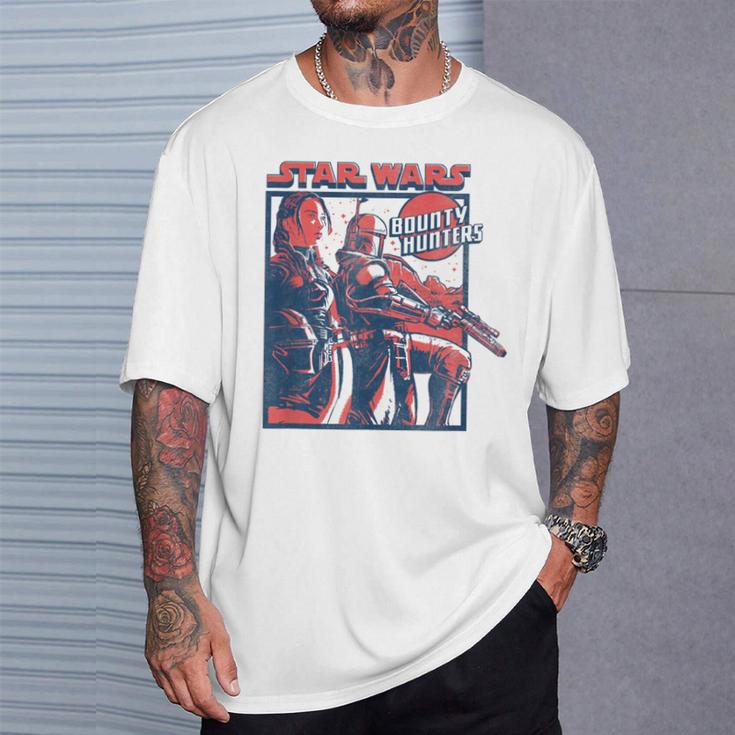 Star Wars The Book Of Boba Fett Fennec Shand Bounty Hunters T-Shirt Gifts for Him