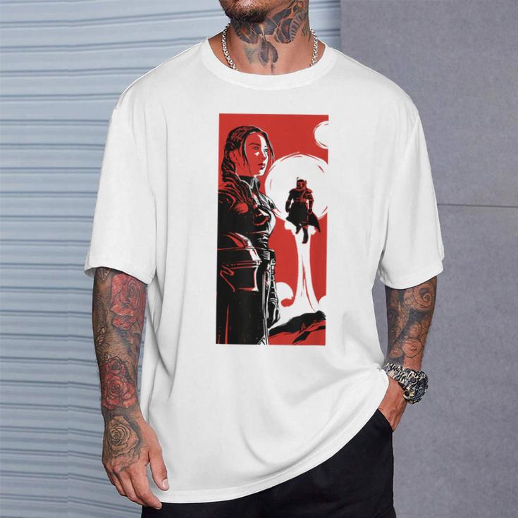Star Wars The Book Of Boba Fett Fennec Shand Vintage Poster T-Shirt Gifts for Him