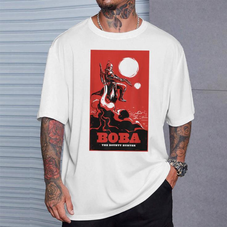 Star Wars The Book Of Boba Fett Vintage Poster T-Shirt Gifts for Him