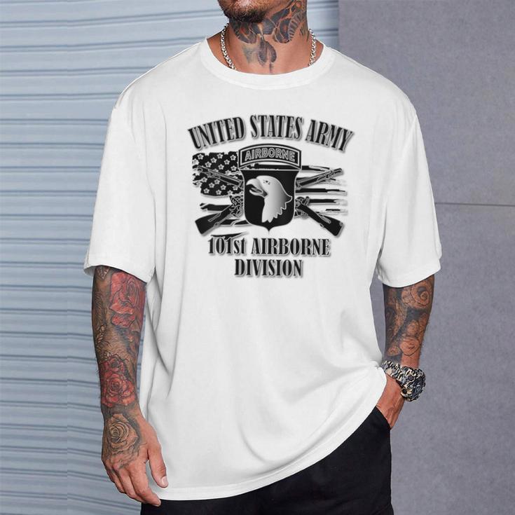 US Army 第101空挺師団 バックデザイン Tシャツ 彼への贈り物
