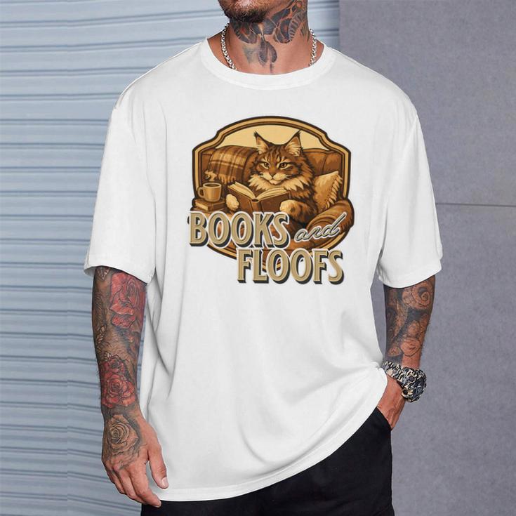Vintage Style Maine Coon Cat Reading Books And Floofs Premium Tri-Blend T-Shirt Gifts for Him Vintage Style Maine Coon Cat Reading Books And Floofs Premium Tri-Blend T-Shirt Gifts for Him