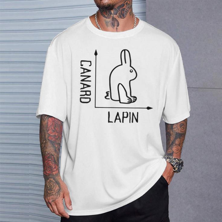 Wittgenstein Rabbit Duck Philosopher Tシャツ 彼への贈り物