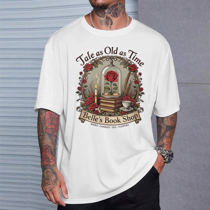 Women's Tale As Old As Time Belle's Book Shop Book Coffee Book T-Shirt Gifts for Him