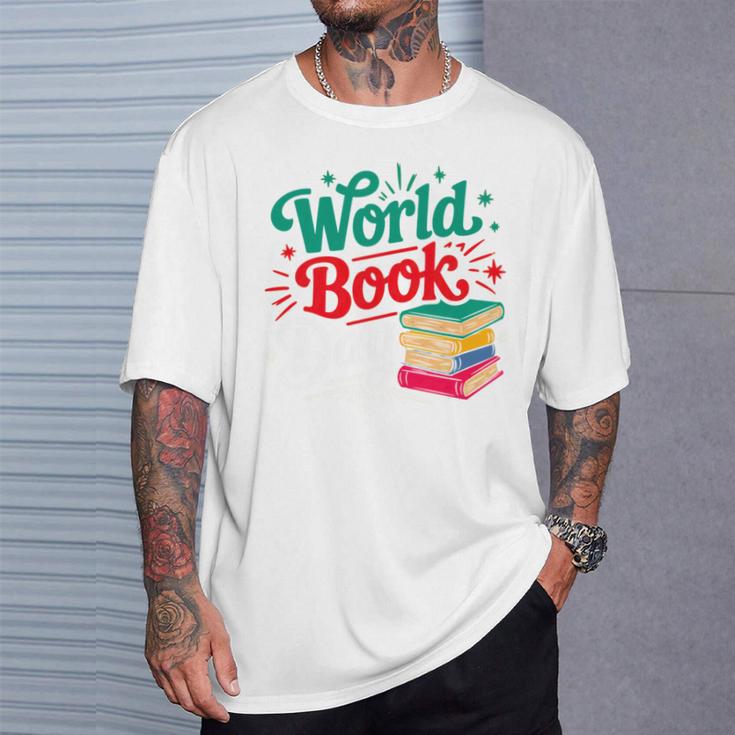 World Book Day 2026 Costume Girls Boys Books Lover Women Men T-Shirt Gifts for Him